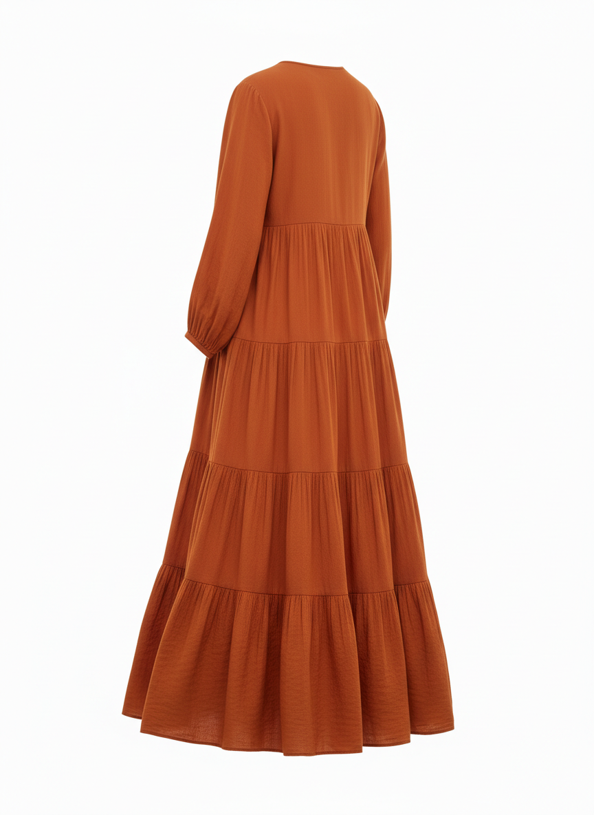 Women's Flowy Tiered Maxi Dress