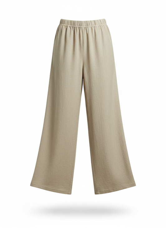 Women's Flowy Wide-Leg Trousers